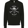 Awdis Naviga I Mari Jolly Roger Teschio Pirati Navigazione Felpa Uomo