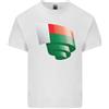 Gildan Arricciato Madagascar Bandiera Giorno Calcio Uomo Cotone Leggero T-Shirt