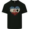 Gildan Love Flag Mari El Maglietta Calcio Bambini Ragazzi Ragazze