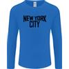 Gildan New York City Indossato Da John Lennon Maglietta A Maniche Lunghe Uomo