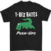 Gildan T-Rex Odia I Push Up Divertente Maglietta Uomo In 100% Cotone