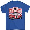 Gildan T-Shirt Rallye Monte Carlo Mini Rally Car Uomo 100% Cotone