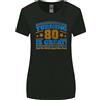 Gildan T-Shirt Donna Taglio Ampio Per Il 80° Compleanno