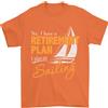 Gildan Pensione Plan Vela Marinaio Barca Divertente T-Shirt 100% di Cotone