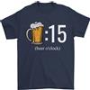 Gil dan Beer O'Clock Maglietta Divertente Per Uomini 100% Cotone