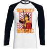 Fruit of the Loom Monkey Magic - Divertente da Uomo TV Retrò Programma Show Maniche