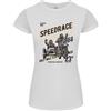 Gildan T-Shirt Donna Taglio Petite Side Car Moto Speedrace