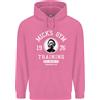 lovetshirts Micks Gym Training Box Mens Felpa con Cappuccio 80% Cotone