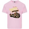 Gildan Maglietta T-Shirt Cotone Uomo Chopper Biker Long Way Home