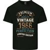 Gildan Maglietta In Cotone Leggera Da Uomo Per Il 38° Compleanno Vintage Premium 1988