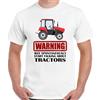 Trattore T-Shirt Warning Maggio Spontaneaoulsy Start Talking About Da Divertente