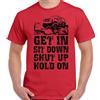 Maglietta 4X4 Off Roading Get In Sit Down Uomini Divertente 4X4 110 90 SVX