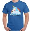 Central Intelligence T-Shirt Unicorn The Rock Dwayne Johnson Uomo Divertente