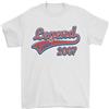 Gildan Legend Dal Compleanno Del 19° 2007 T-Shirt Uomo 100% Cotone
