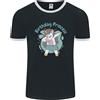 Fruit of the Loom T-Shirt Ringer Mens Compleanno Unicorno Principessa 4° 5° 6° 7° 8°