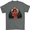 Gil dan T-Shirt Uomo Devil Woman Death Heavy Metal Rock 100% Cotone