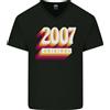 N/A T-Shirt Originale In Cotone V-Neck Per Uomini Del 2007 Compleanno Retro 19