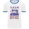Fruit of the Loom Divertente Macchina Da Cucire Sarta Uomo Ringer T-Shirt