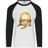 Fruit of the Loom A Bearded Dragon IN The Deserto Sole Uomo L/S Baseball T-Shirt