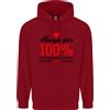 Awdis Always Give 100% Unless Sangue Divertente Donatore Bambini Felpa con Cappuccio