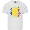 Gildan T-Shirt In Cotone Leggero Con Bandiera Del Ciad Per Uomini