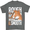 Gil dan Ruvido Collie Interno Tutti Liscio Divertente T-Shirt 100% Cotone