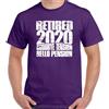 Pensione T-Shirt, Retired 2020 Uomo Divertente 65th 6th Birthday Oap T-Shirt