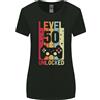 Gildan 50th Compleanno 50 Età Livello Up Gioco Donna più Ampia Taglio T-Shirt