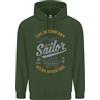 lovetshirts Sailor Company Barca A Vela Yacht Speedboat Felpa Uomo 80% Cotone