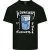 Gildan Technically The Glass Is Always Full Scienza Nerd Uomo Cotone Leggero T-Shirt
