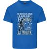 Gildan Piuttosto A Bad Day Pesca Divertente Pescatore Uomo Cotone Leggero T-Shirt