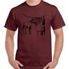 T-Shirt Banksy Zebra Uomo Street Art Graffiti Moda Top