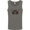 Gildan Antico Egitto Alato Gatti Eye Of Horus Uomo Canotta Maglia