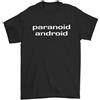 Paranoico Android T-Shirt Grunge Gruppo Musicale Chitarra Batteria Testo T-Shirt
