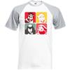 Fruit of the Loom Monkey Magic - Divertente da Uomo TV Retrò Programma Show S \ Baseball T-Shirt