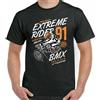 BMX T-Shirt Extreme Rider Uomo Divertente Pro Bicicletta Ciclismo Sport Racer