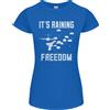 Gildan T-Shirt Donna Taglio Petite Freedom Parachute Regiment Para 1 2 3 4 SAS