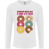 Gildan Quadri Fuori My 5 1/2 Confezione Divertente Donut Cibo Gym da Uomo Manica Lunga