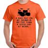 Gildan Un Bad Day On My Batteria Uomo Divertente Drumming T-Shirt Kit Bastone Rullante