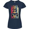 Gildan T-Shirt In Taglio Petite Per Donne Di 25 Anni Per Il 25° Compleanno Livello Su