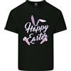 Gildan Happy Easter Cool Coniglio Orecchie E Piedi Uomo Cotone Leggero T-Shirt