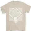 Gil dan Maglietta Da Uomo Zebra LSD Funghi Magici Allucinogeni 100% Cotone