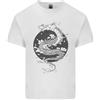 Gildan T-Shirt In Cotone Leggero Da Uomo Con Sfondo Di Drago Sole Fantasia Giapponese