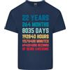 Gildan T-Shirt In Cotone Per Uomo Di 22 Anni Per Il 22° Compleanno