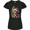 Gildan Carino Natale Con Regali E Albero T-Shirt Donna Petite