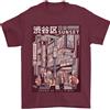 Gil dan Giapponese Sound Of Città Vibes Giappone T-Shirt 100% Cotone