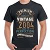 T-Shirt Del 22° Compleanno 2004 Divertente Vintage Per Uomini Edizione Limitata