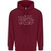 lovetshirts Mathematical Formula Divertente Matematica Uomo 80% Cotone Felpa con Cappuccio