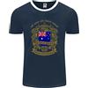 Fruit of the Loom Tutti Uomo Sono Nato Equal Australiano Australia Uomo Ringer Fotl