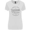 Gildan T-Shirt Bianca Vintage Anni 80 Compleanno 1946 Taglio Larghetto Donna